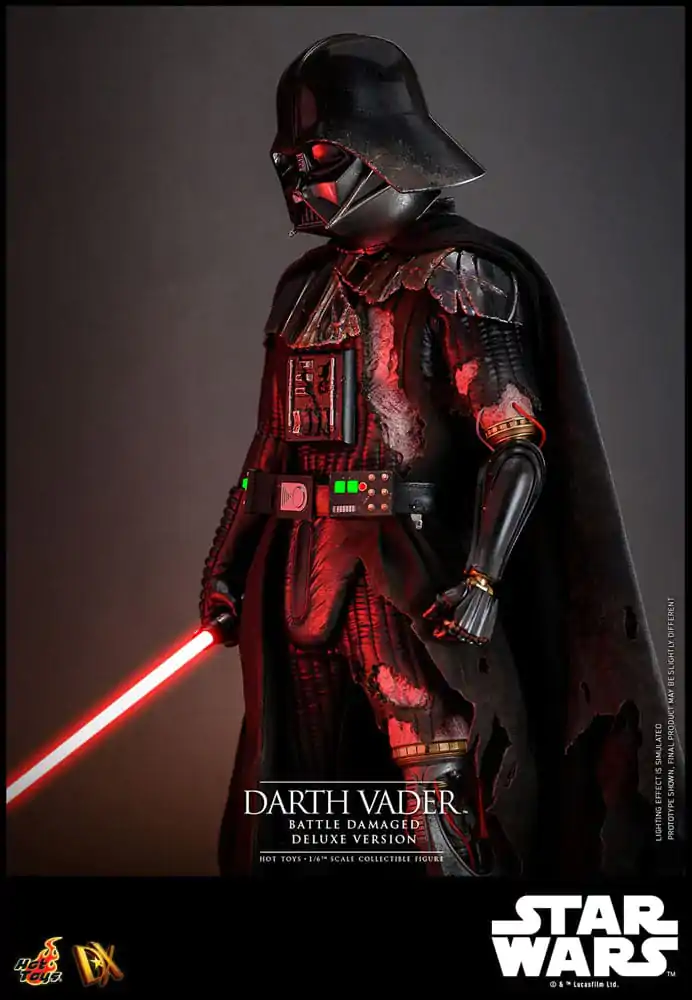 Star Wars 1/6 Darth Vader (Battle Damaged) Deluxe Version akciófigura 35 cm termékfotó