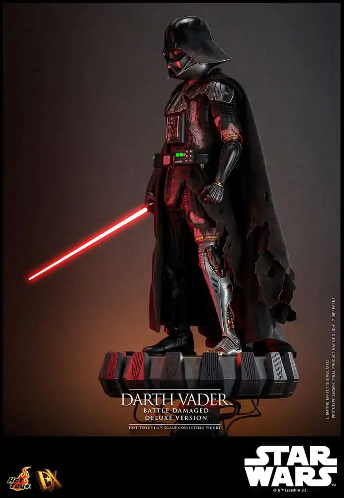 Star Wars 1/6 Darth Vader (Battle Damaged) Deluxe Version akciófigura 35 cm termékfotó