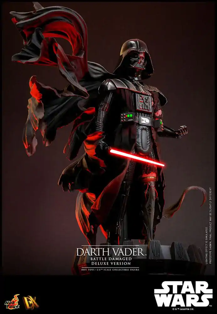 Star Wars 1/6 Darth Vader (Battle Damaged) Deluxe Version akciófigura 35 cm termékfotó