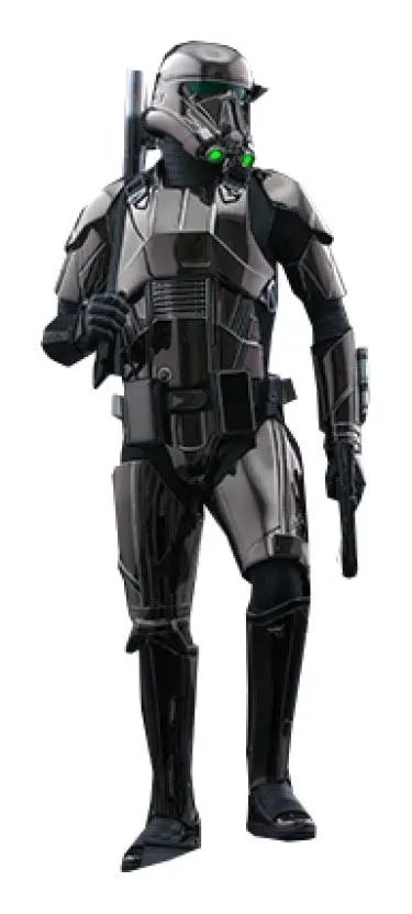 Star Wars 1/6 Death Trooper (Black Chrome) akciófigura 32 cm termékfotó