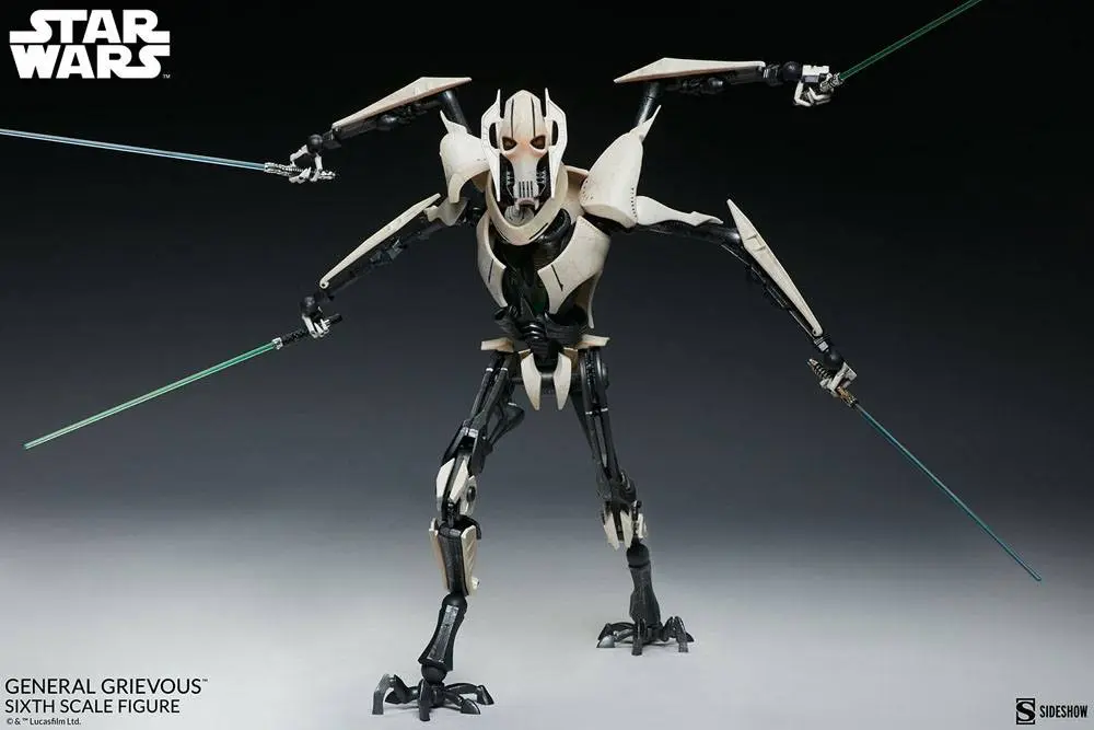 Star Wars 1/6 General Grievous akciófigura 41 cm termékfotó