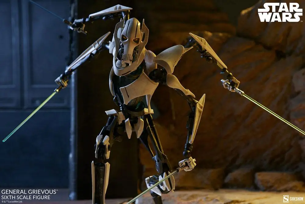 Star Wars 1/6 General Grievous akciófigura 41 cm termékfotó