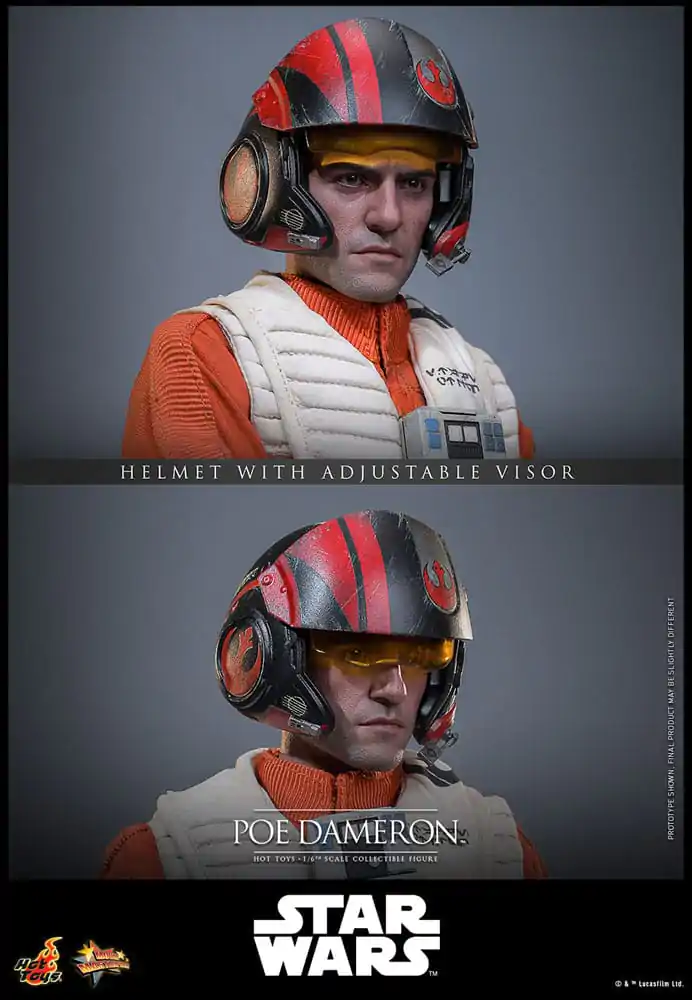 Star Wars 1/6 Poe Dameron akciófigura 30 cm termékfotó
