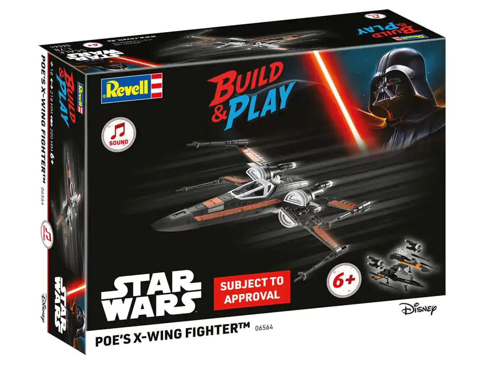 Star Wars 1/78 Poe's X-Wing Fighter modell készlet 22 cm termékfotó