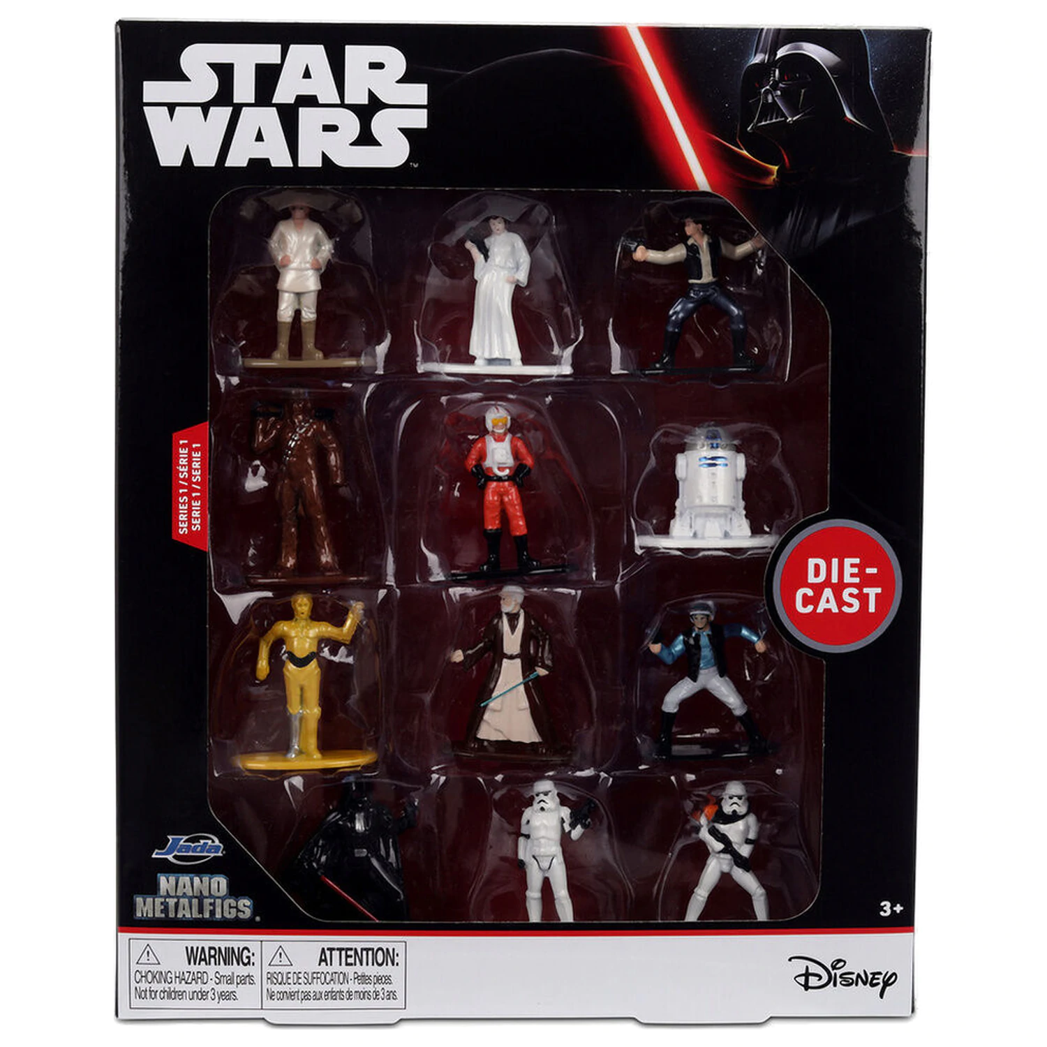 Star Wars 12 db-os metalfigs figura csomag 4cm termékfotó