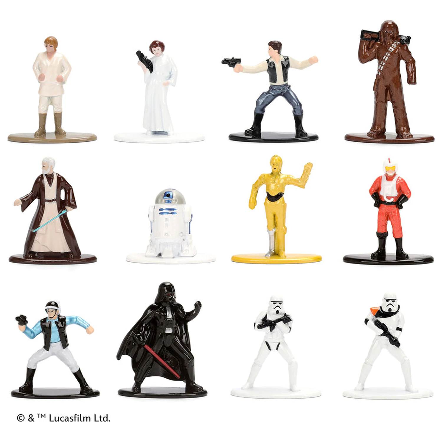 Star Wars 12 db-os metalfigs figura csomag 4cm termékfotó