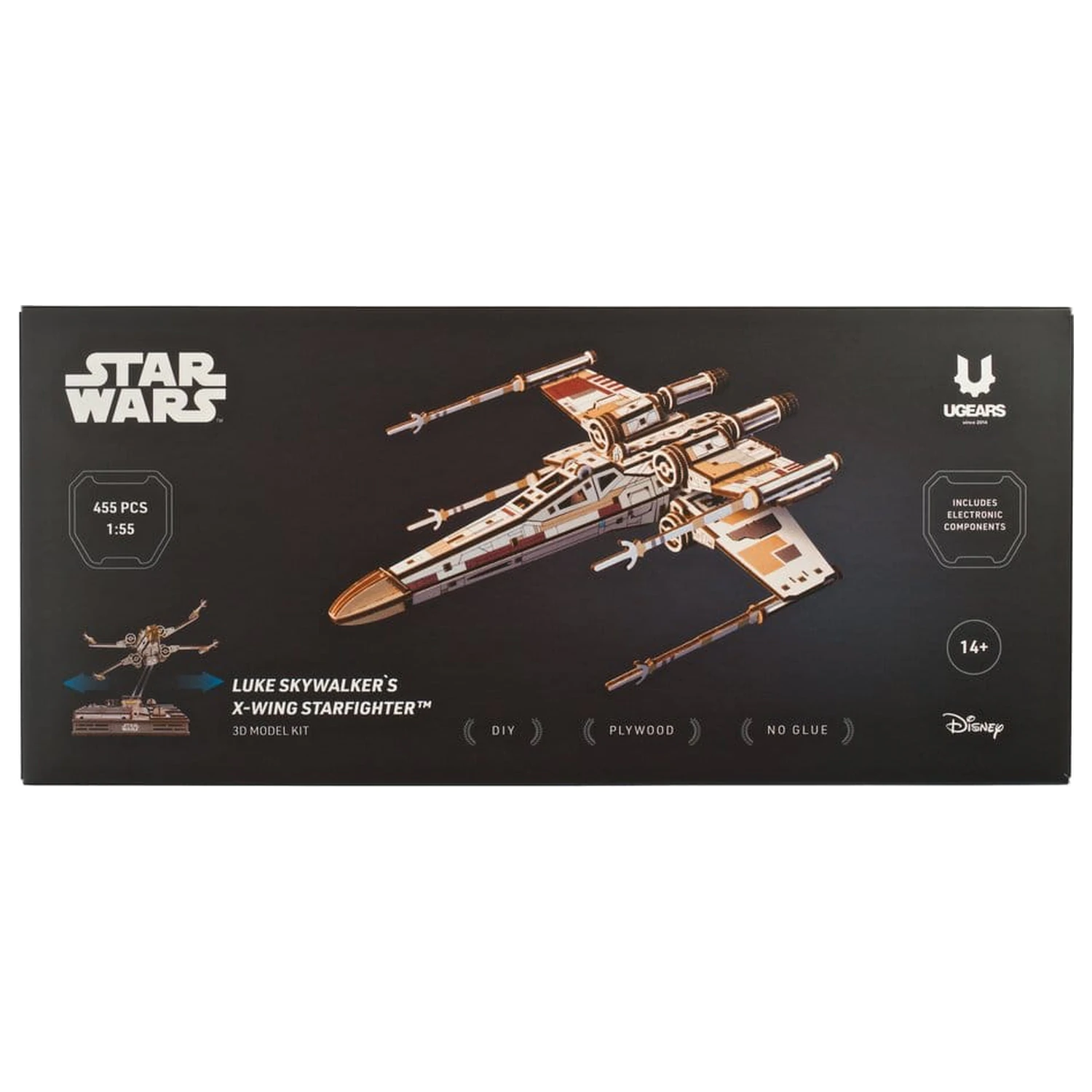 Star Wars 3D fa puzzle Luke Skywalker's X-Wing Starfighter termékfotó