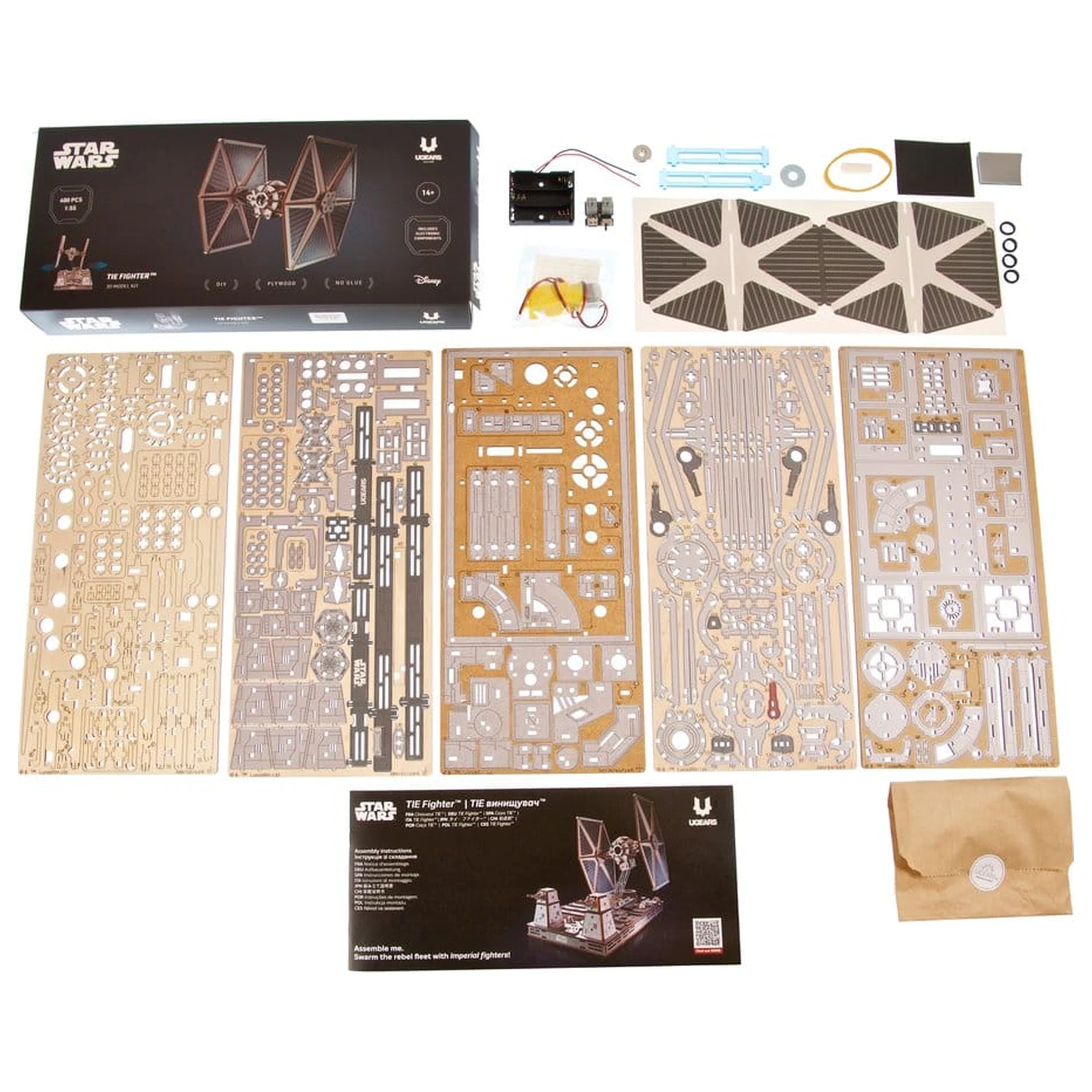 Star Wars 3D fa puzzle TIE Fighter termékfotó