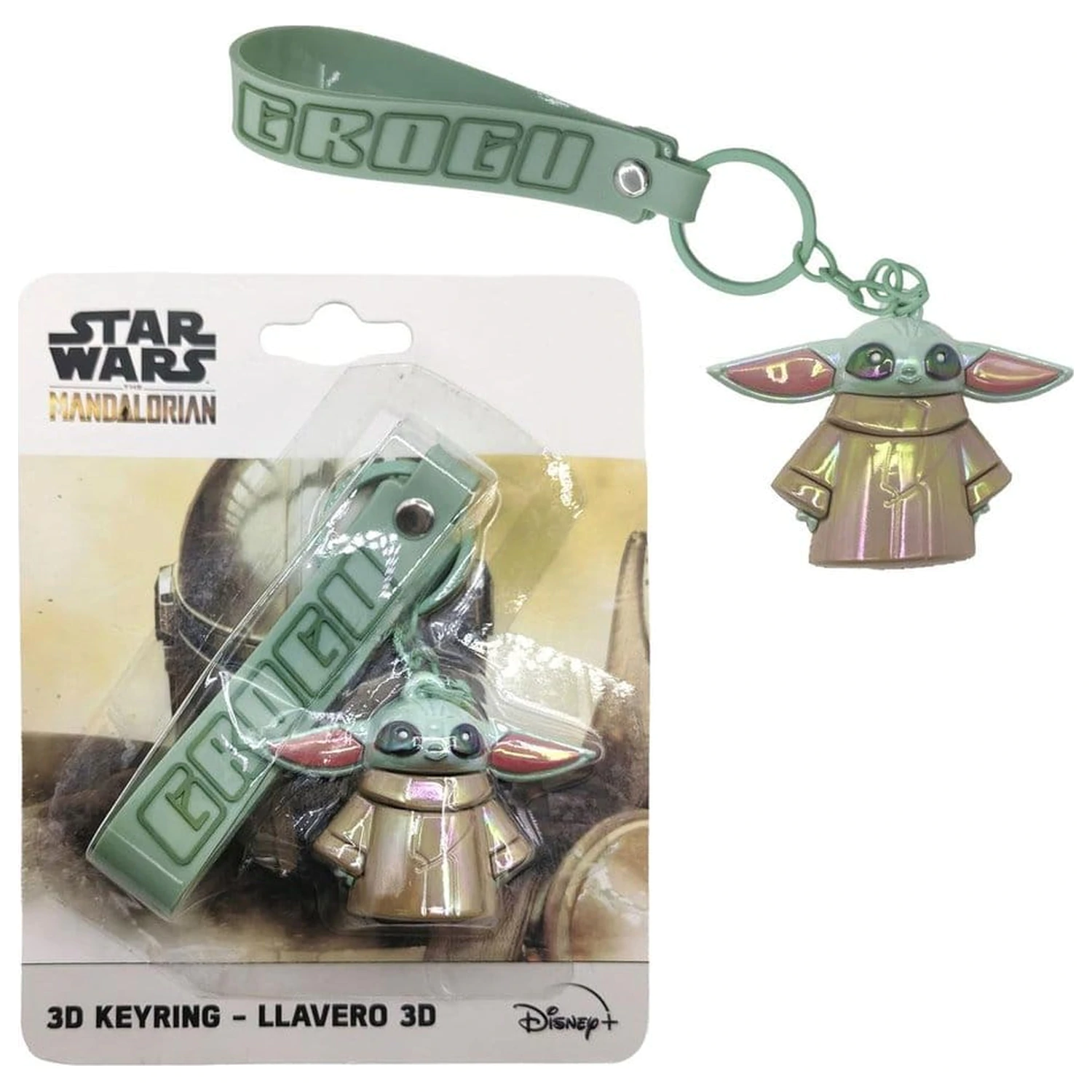 Star Wars 3D kulcstartó The Mandalorian Grogu termékfotó