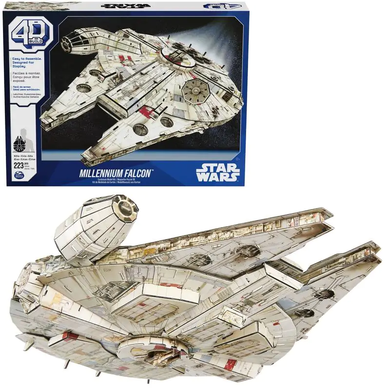 Star Wars: 4D Build - Millenium Falcon 3D Puzzle termékfotó