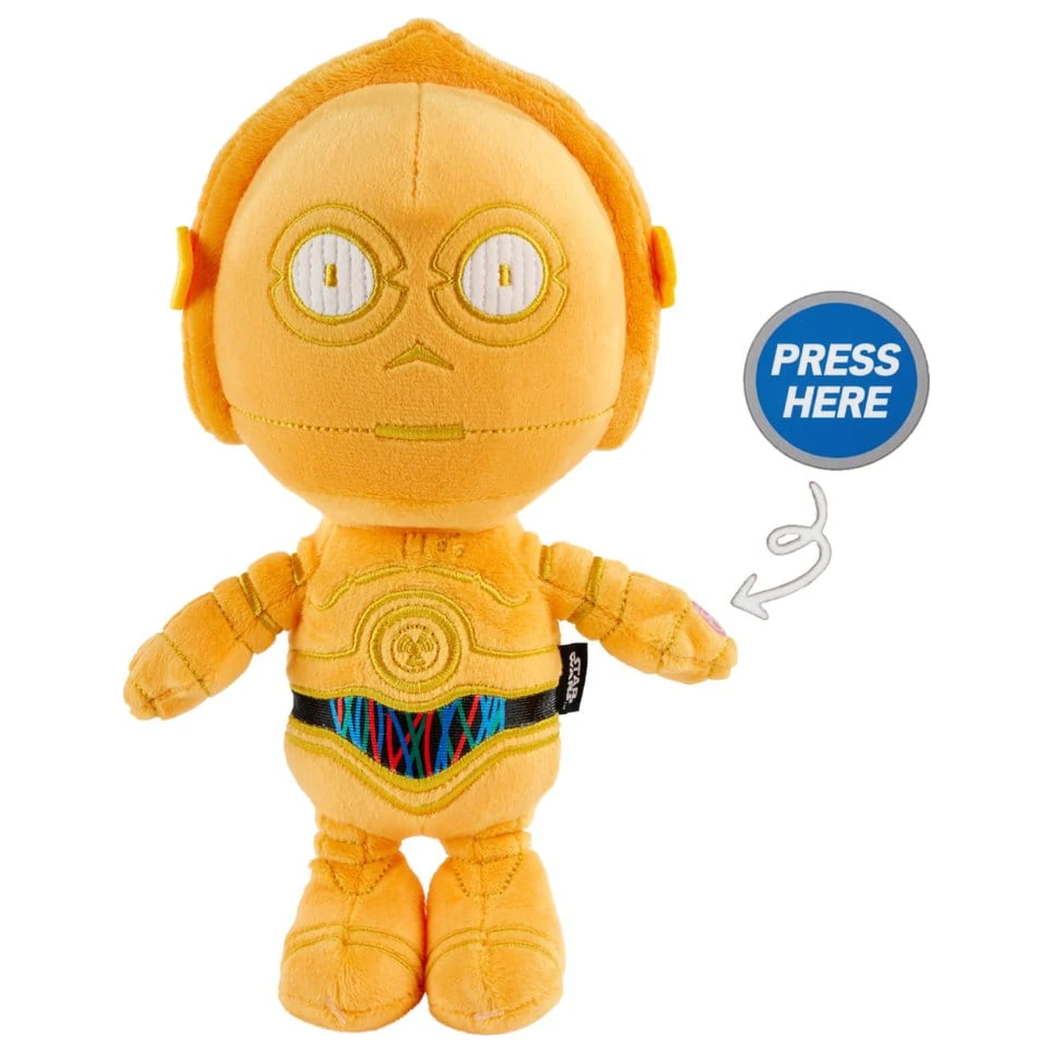 Star Wars 50th C-3PO plüss figura 25 cm termékfotó