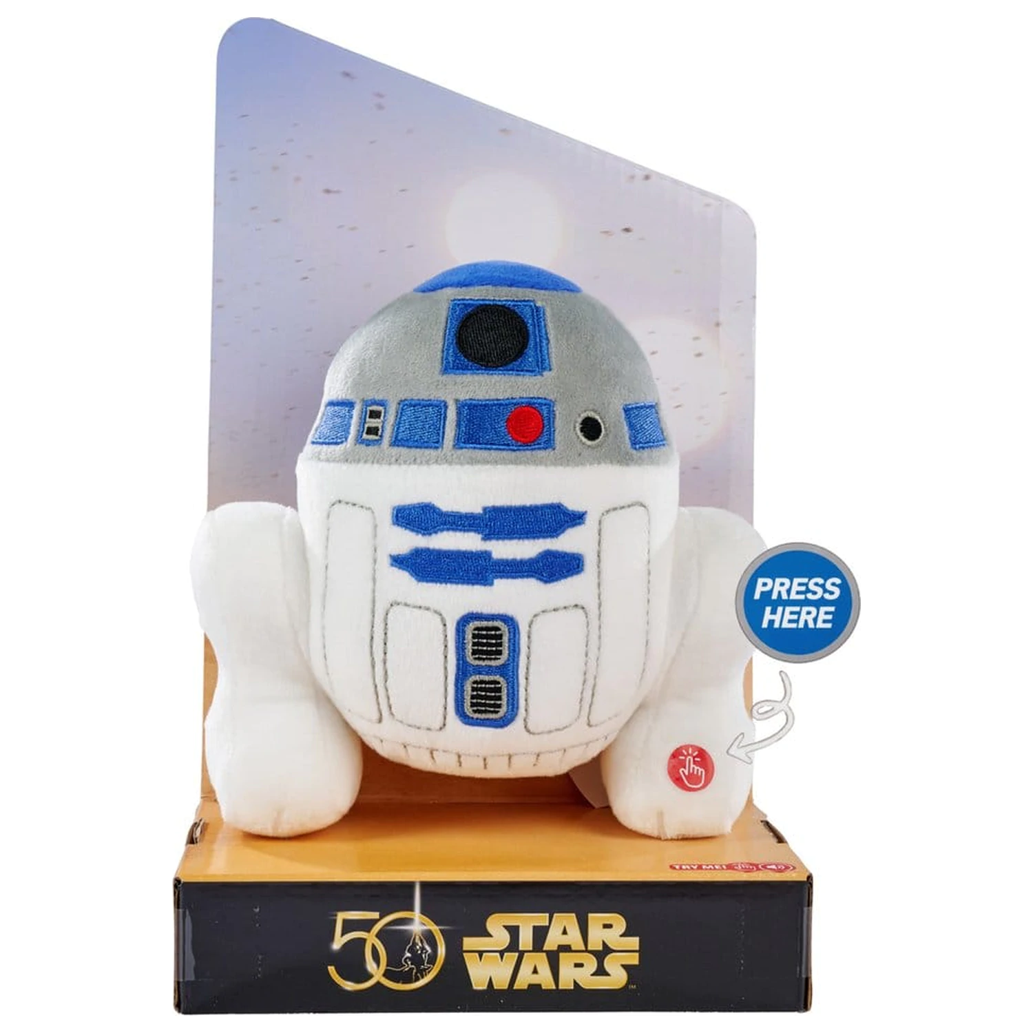 Star Wars 50th R2-D2 plüss figura 16 cm termékfotó