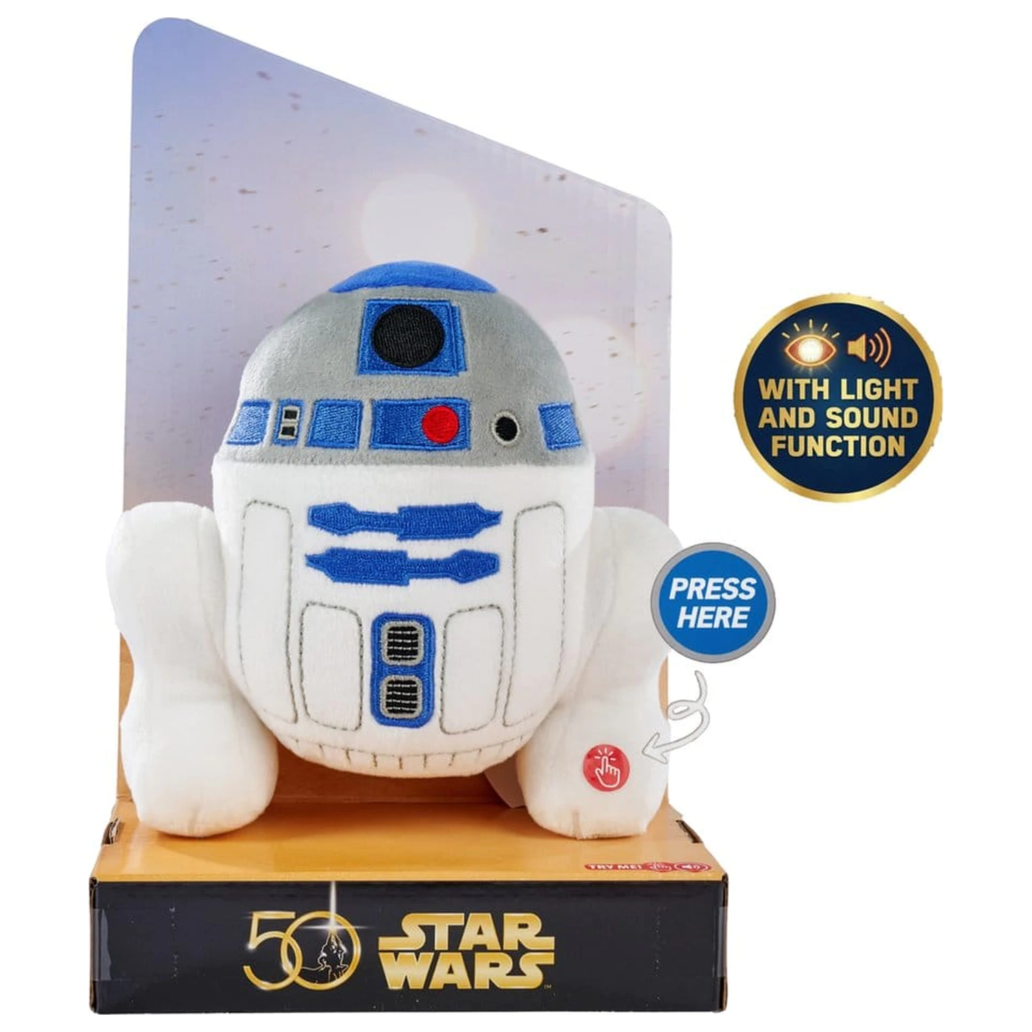 Star Wars 50th R2-D2 plüss figura 16 cm termékfotó