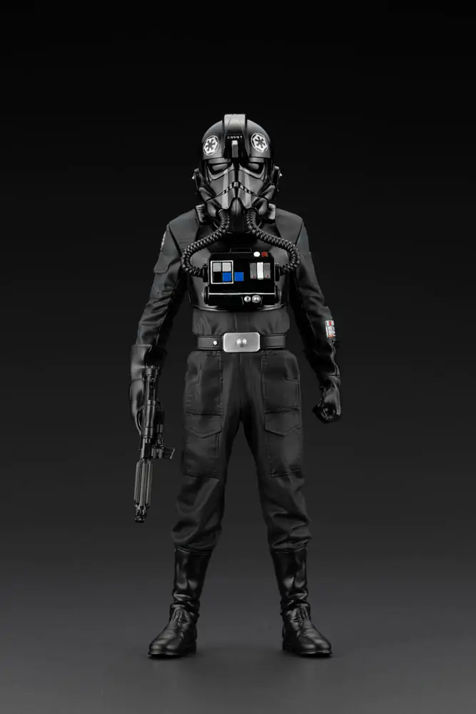 Star Wars A New Hope ARTFX+ 1/10 Tie Fighter Pilot Backstabber &amp; Mouse Droid Exkluzív szobor figura 18 cm termékfotó