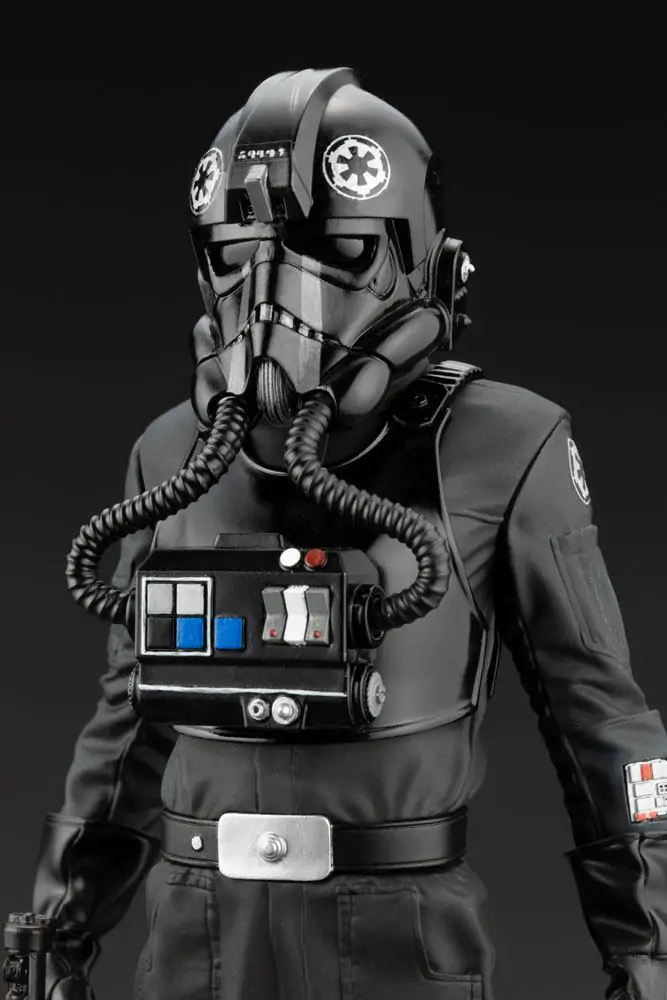 Star Wars A New Hope ARTFX+ 1/10 Tie Fighter Pilot Backstabber &amp; Mouse Droid Exkluzív szobor figura 18 cm termékfotó