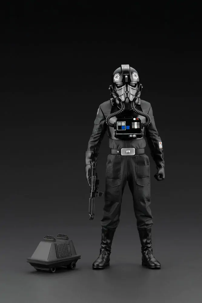 Star Wars A New Hope ARTFX+ 1/10 Tie Fighter Pilot Backstabber &amp; Mouse Droid Exkluzív szobor figura 18 cm termékfotó