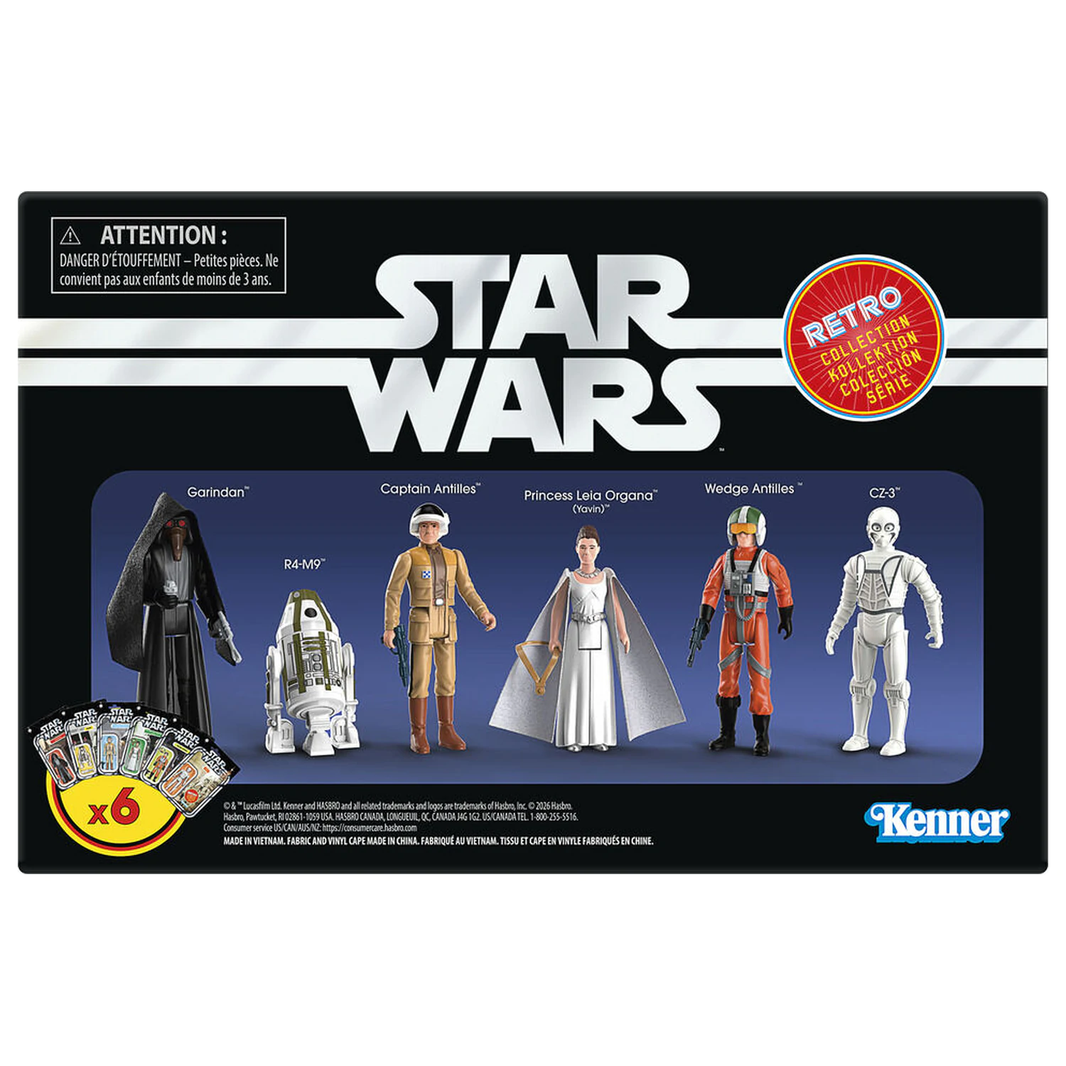 Star Wars: A New Hope Retro Collection 6 db-os figura csomag 9,5cm termékfotó