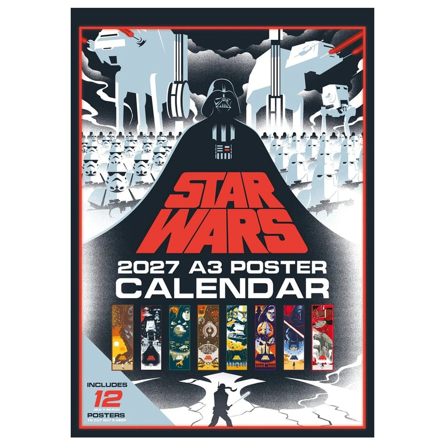 Star Wars A3 Poster naptár 2027 termékfotó