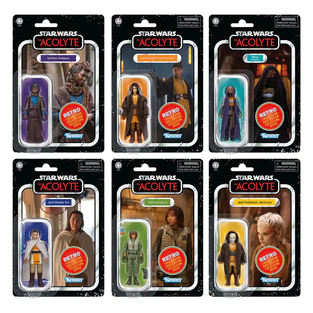 Star Wars: Acolyte Retro Collection 6db-os akciófigura csomag 10 cm termékfotó