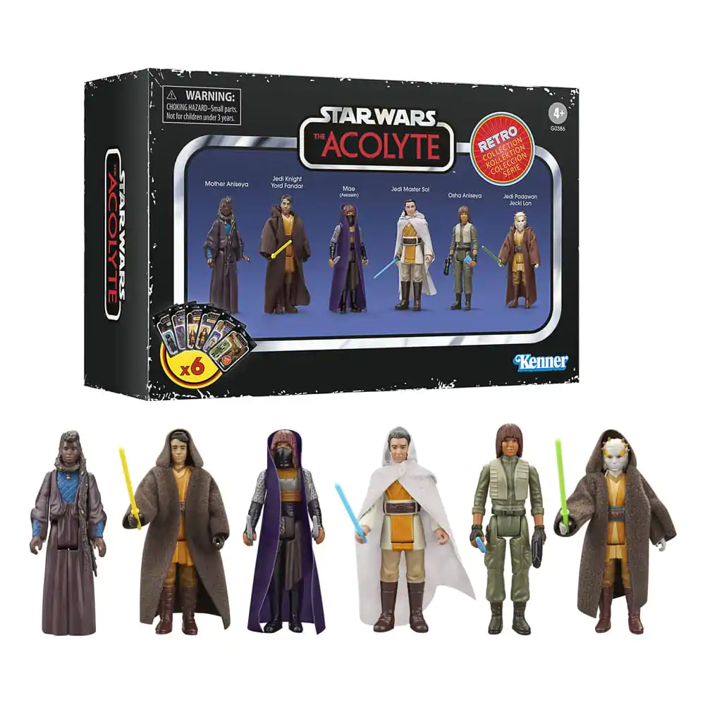 Star Wars: Acolyte Retro Collection 6db-os akciófigura csomag 10 cm termékfotó