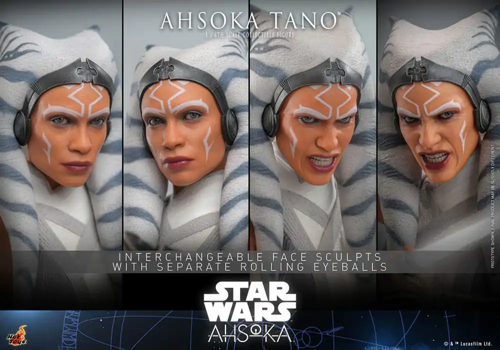 Star Wars: Ahsoka 1/6 Ahsoka Tano akciófigura 28 cm termékfotó