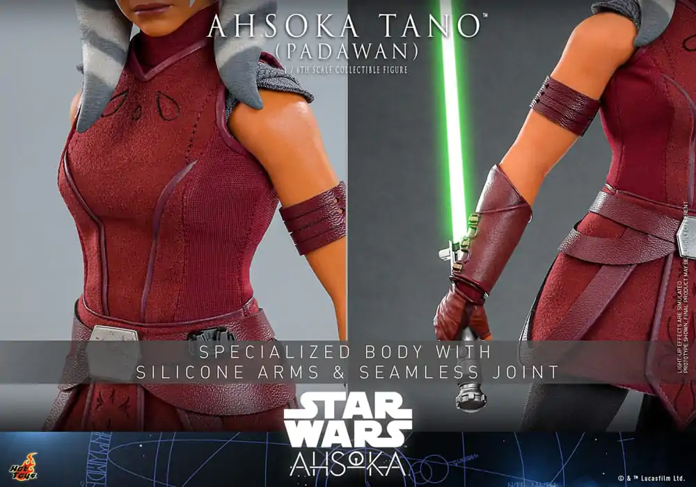 Star Wars: Ahsoka 1/6 Ahsoka Tano (Padawan) akciófigura 27 cm termékfotó