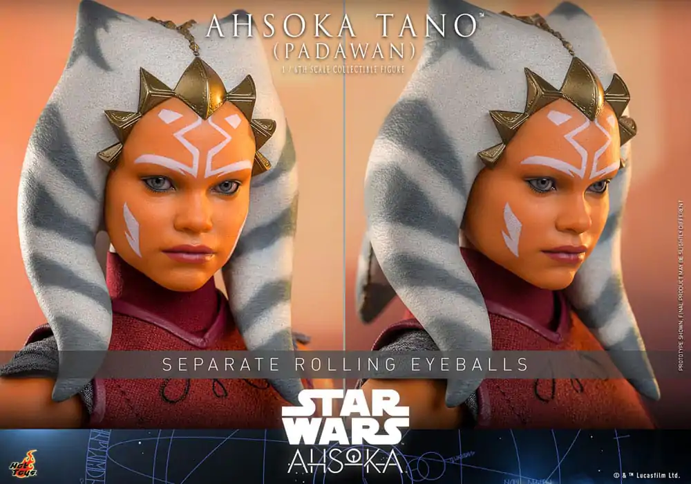 Star Wars: Ahsoka 1/6 Ahsoka Tano (Padawan) akciófigura 27 cm termékfotó