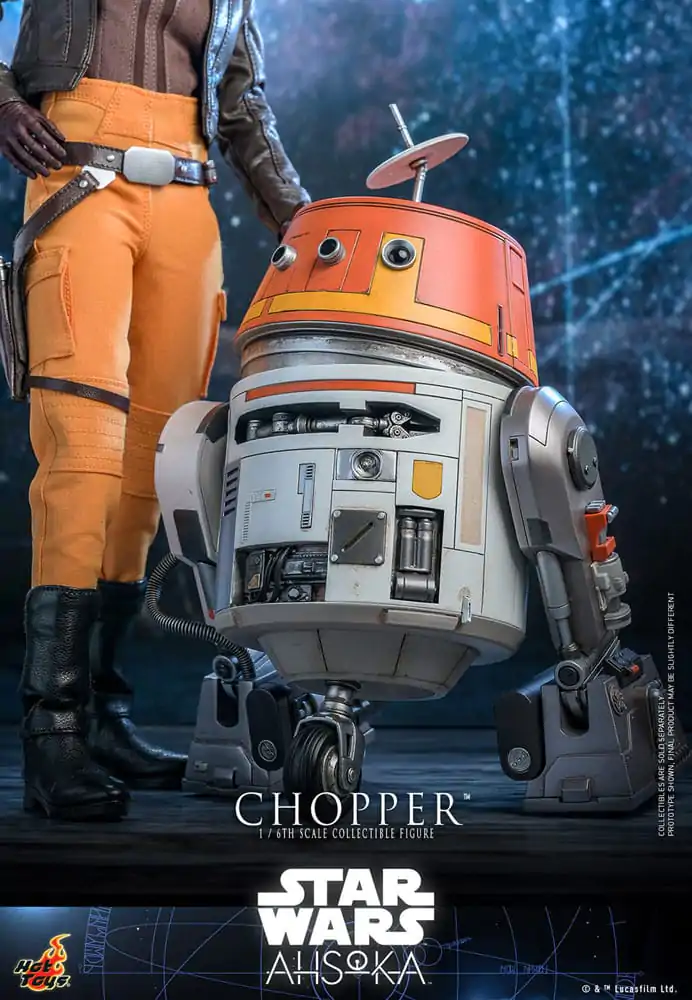 Star Wars: Ahsoka 1/6 Chopper akciófigura 18 cm termékfotó