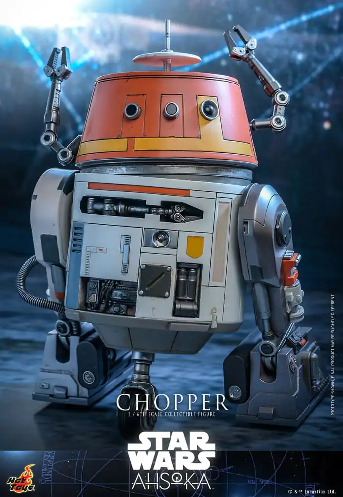 Star Wars: Ahsoka 1/6 Chopper akciófigura 18 cm termékfotó