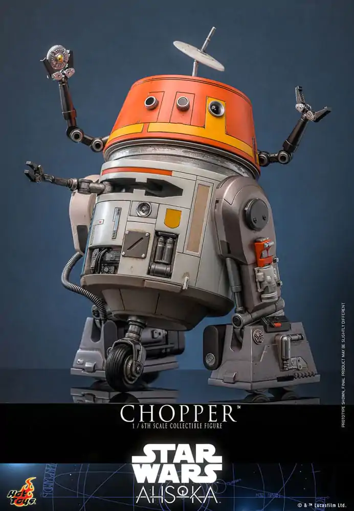 Star Wars: Ahsoka 1/6 Chopper akciófigura 18 cm termékfotó