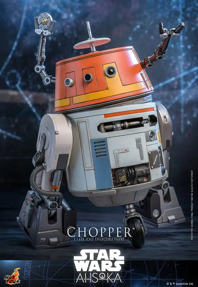 Star Wars: Ahsoka 1/6 Chopper akciófigura 18 cm termékfotó