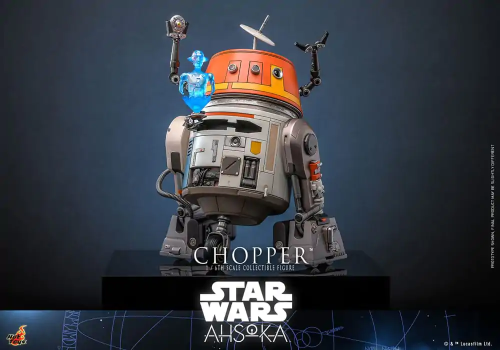 Star Wars: Ahsoka 1/6 Chopper akciófigura 18 cm termékfotó