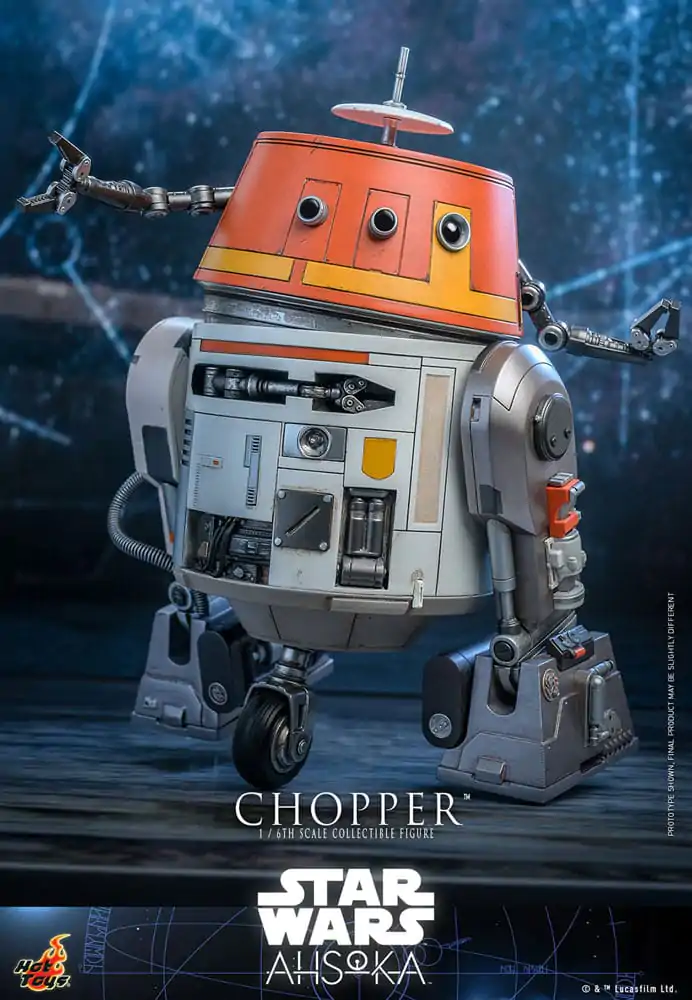 Star Wars: Ahsoka 1/6 Chopper akciófigura 18 cm termékfotó