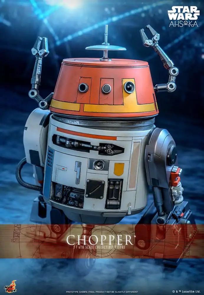 Star Wars: Ahsoka 1/6 Chopper akciófigura 18 cm termékfotó