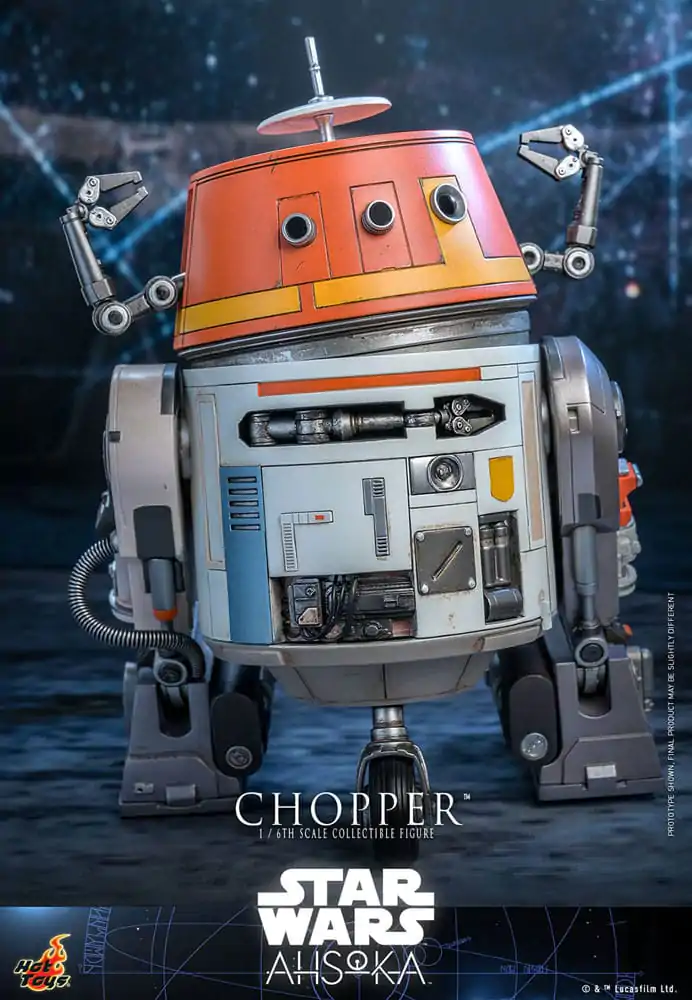 Star Wars: Ahsoka 1/6 Chopper akciófigura 18 cm termékfotó