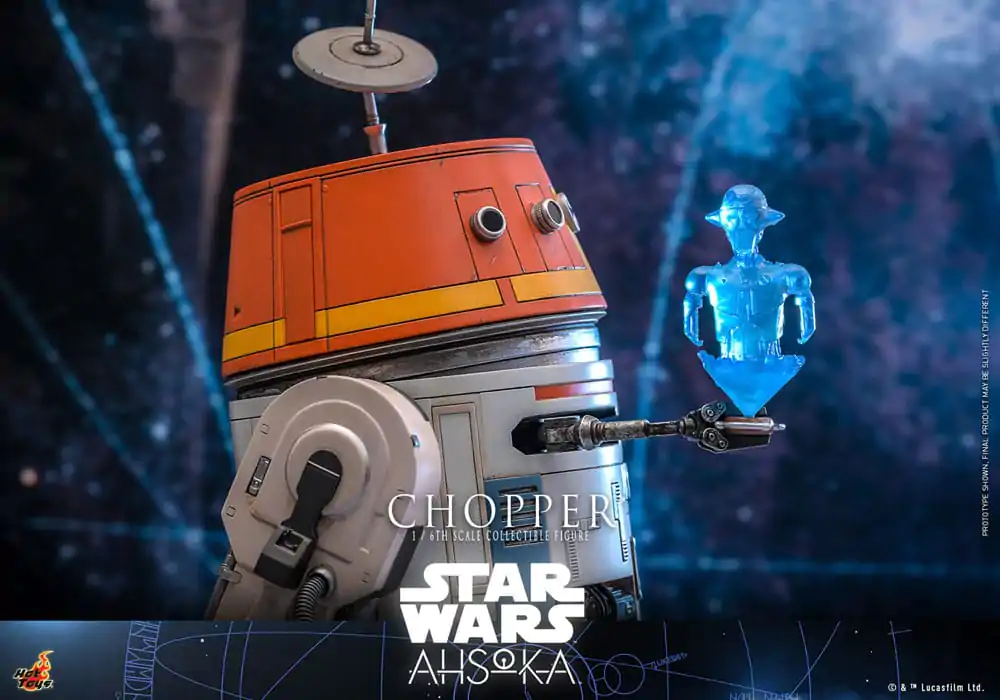 Star Wars: Ahsoka 1/6 Chopper akciófigura 18 cm termékfotó