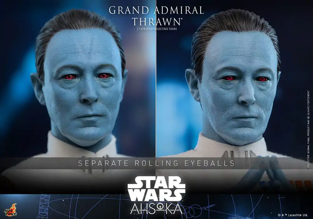 Star Wars: Ahsoka 1/6 Grand Admiral Thrawn akciófigura 32 cm termékfotó