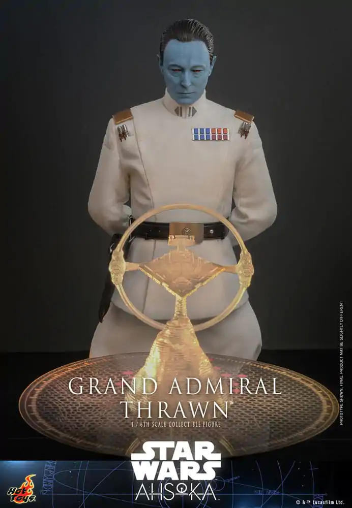 Star Wars: Ahsoka 1/6 Grand Admiral Thrawn akciófigura 32 cm termékfotó
