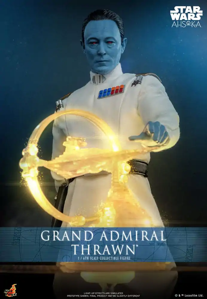 Star Wars: Ahsoka 1/6 Grand Admiral Thrawn akciófigura 32 cm termékfotó