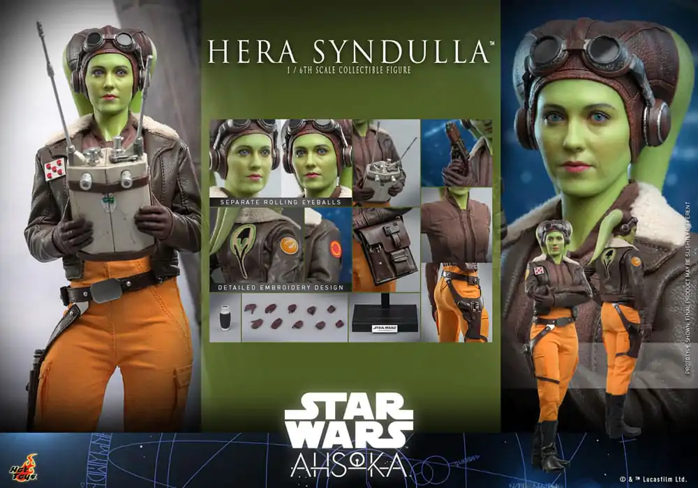Star Wars: Ahsoka 1/6 Hera Syndulla akciófigura 28 cm termékfotó
