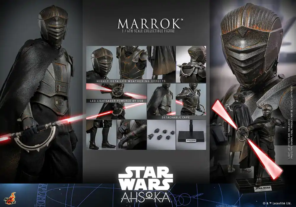 Star Wars: Ahsoka 1/6 Marrok akciófigura 31 cm termékfotó