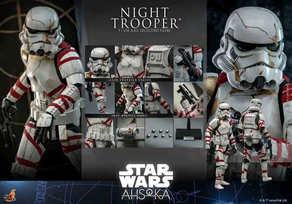Star Wars: Ahsoka 1/6 Night Trooper akciófigura 31 cm termékfotó