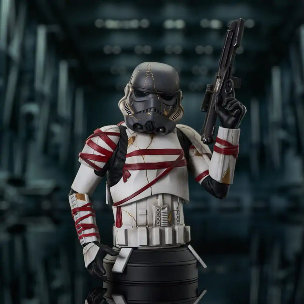 Star Wars: Ahsoka 1/6 Night Trooper mellszobor figura 15 cm termékfotó
