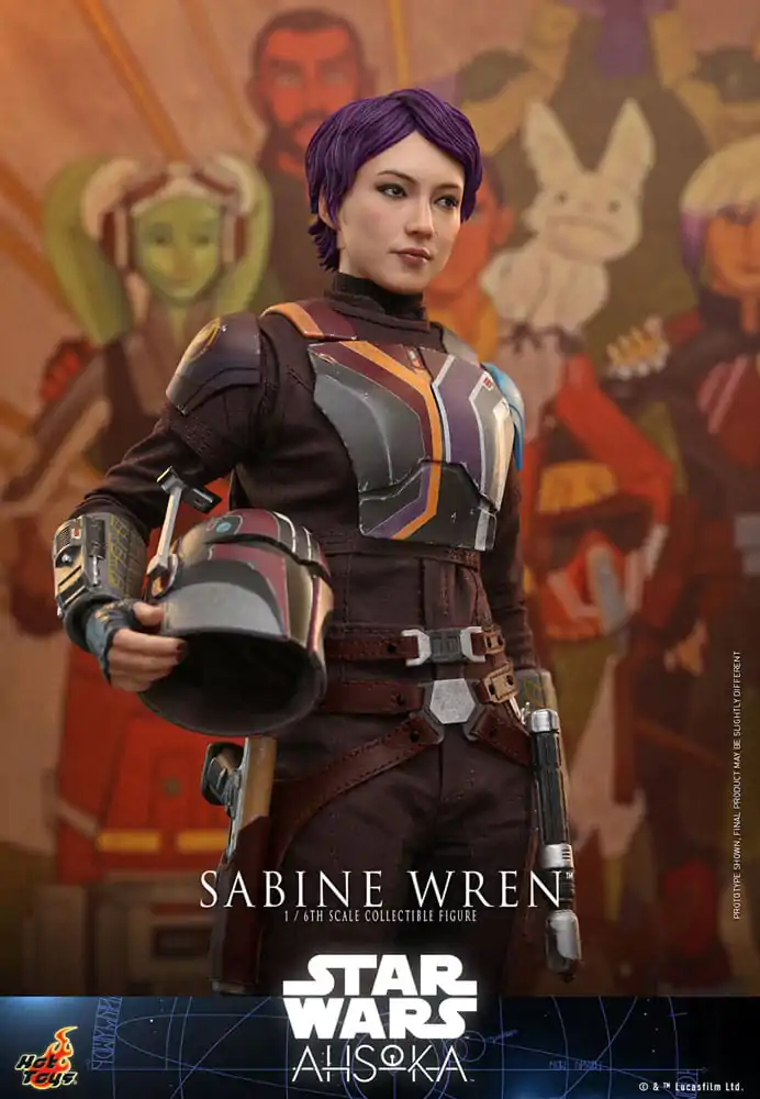 Star Wars: Ahsoka 1/6 Sabine Wren akciófigura 28 cm termékfotó