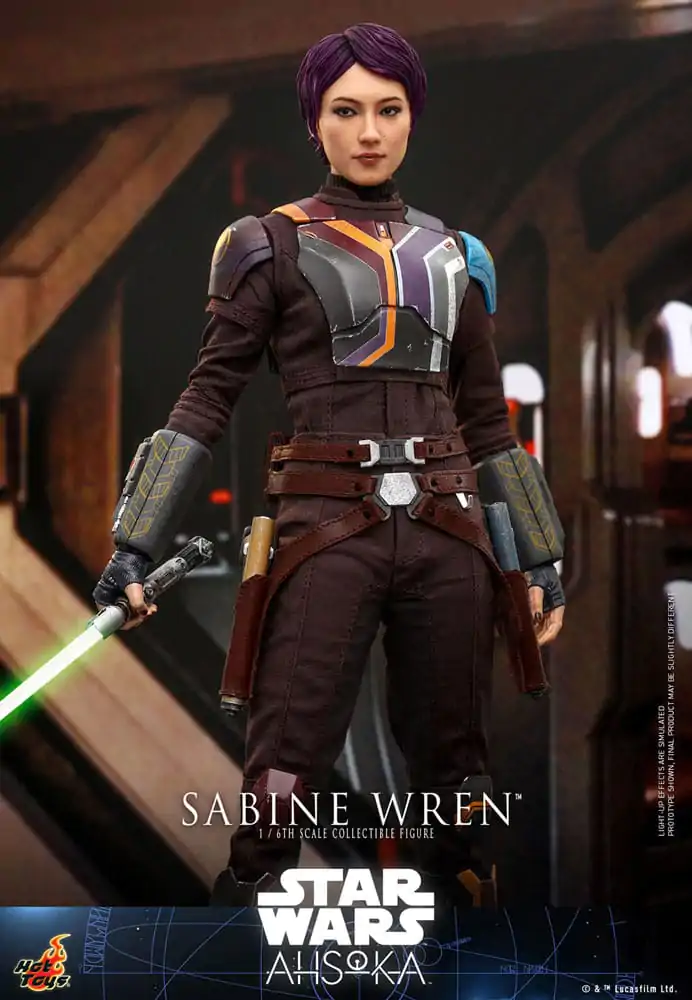 Star Wars: Ahsoka 1/6 Sabine Wren akciófigura 28 cm termékfotó