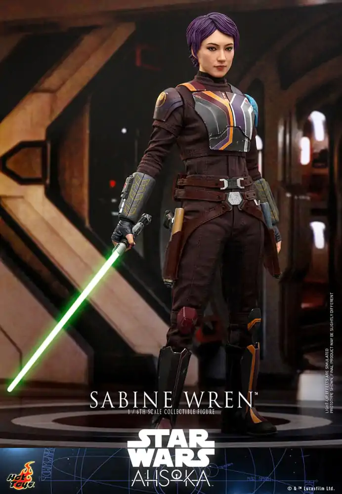 Star Wars: Ahsoka 1/6 Sabine Wren akciófigura 28 cm termékfotó
