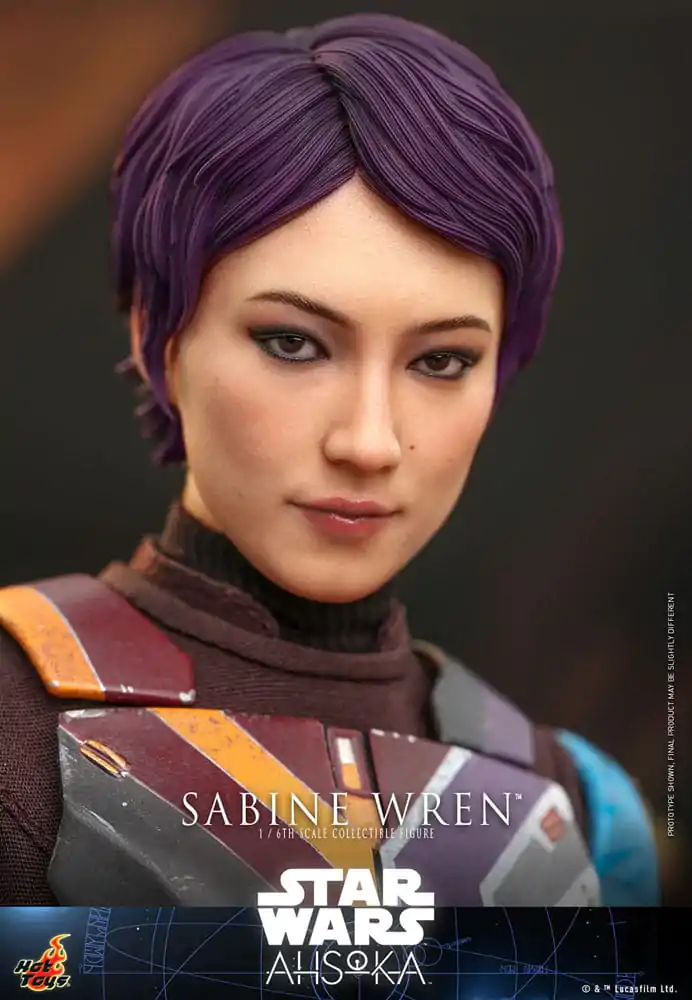 Star Wars: Ahsoka 1/6 Sabine Wren akciófigura 28 cm termékfotó