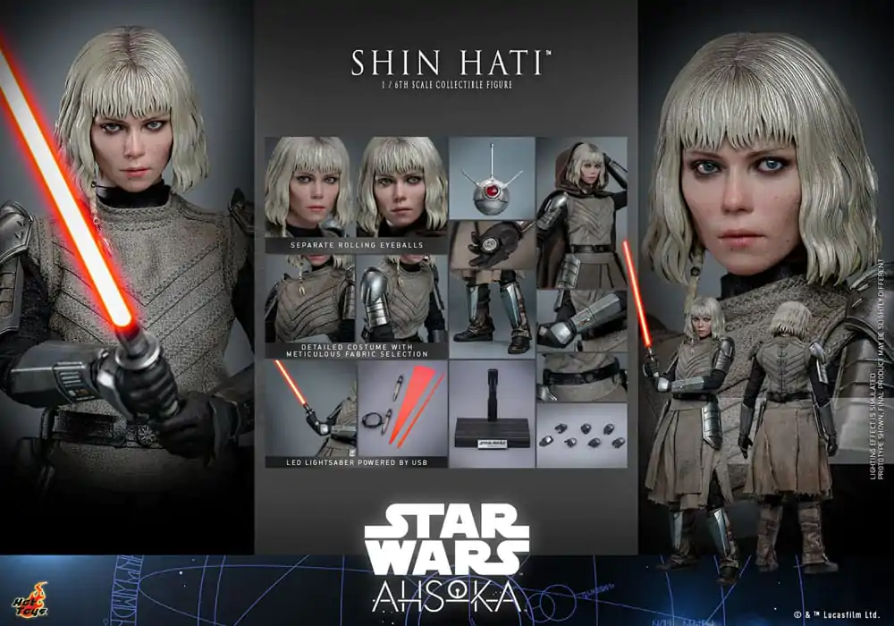 Star Wars: Ahsoka 1/6 Shin Hati akciófigura 28 cm termékfotó