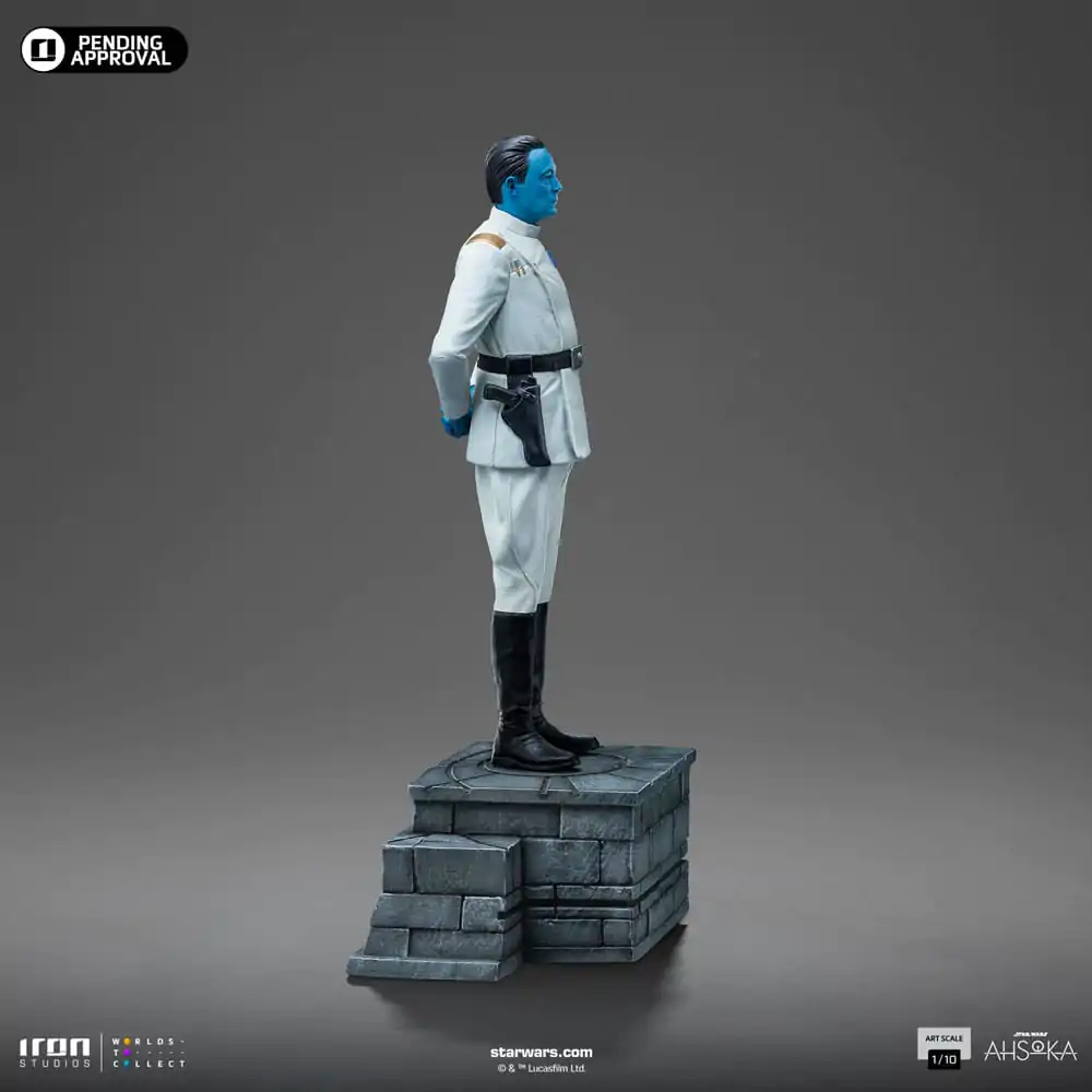 Star Wars Ahsoka Art Scale 1/10 Grand Admiral Thrawn szobor figura 25 cm termékfotó