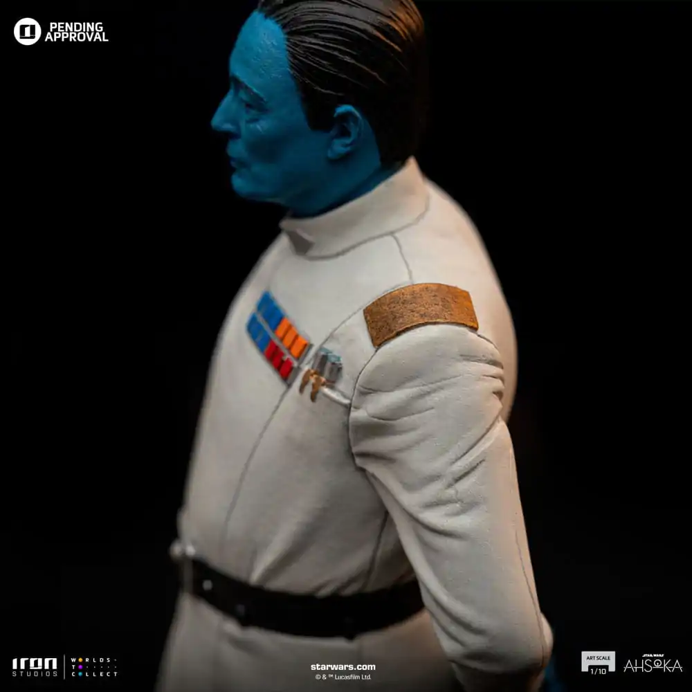 Star Wars Ahsoka Art Scale 1/10 Grand Admiral Thrawn szobor figura 25 cm termékfotó